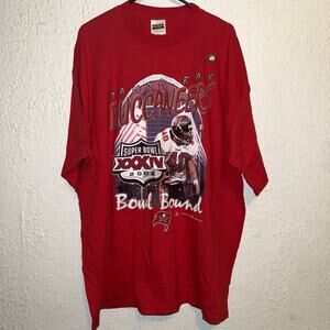 Vintage 1999 Tampa Bay Buccaneers Mike Alstott NFL Super Bowl XXXIV Shirt 2XL